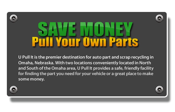Save Money! Pull Your Own Parts!